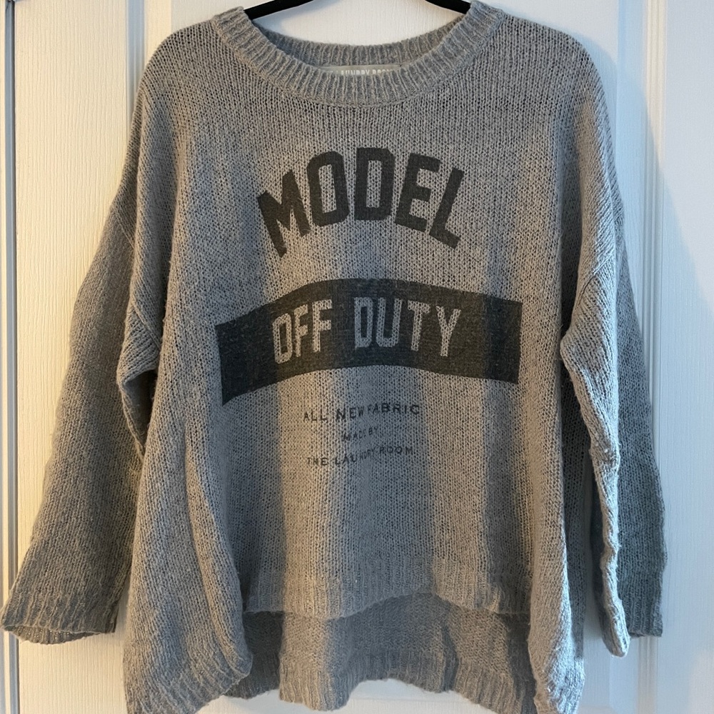 The Laundry Room Slogan Sweater